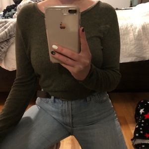 Olive green long sleeve